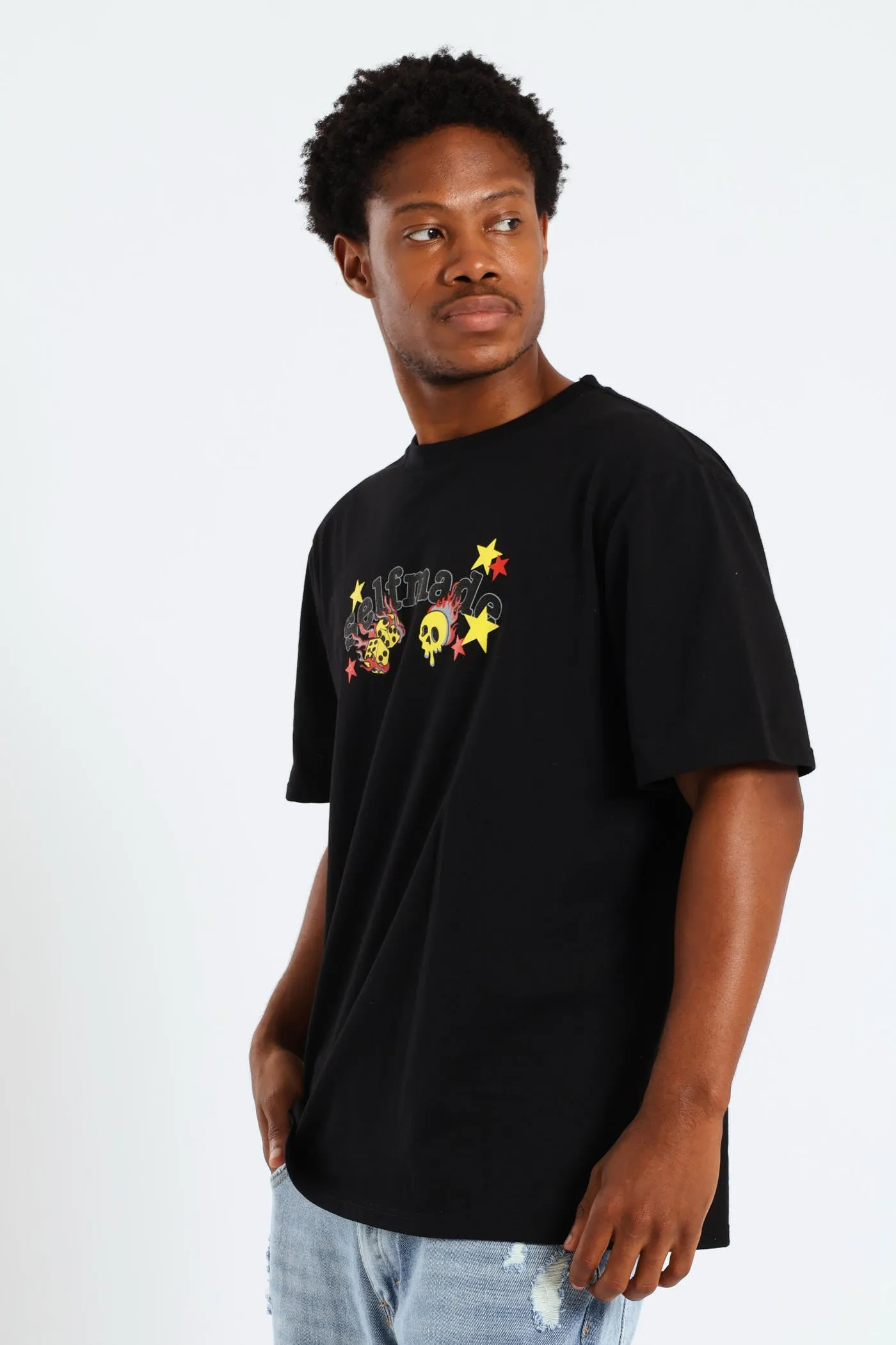 Money Skull Back & Front Print Tee - Black sold by Edgars product image thumbnail 3