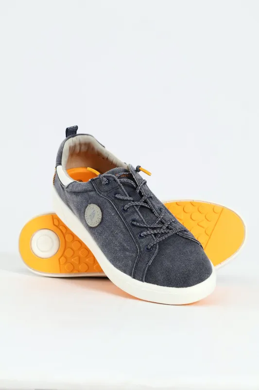 Atlas Comfort Canvas Sneaker - Navy sold by Edgars