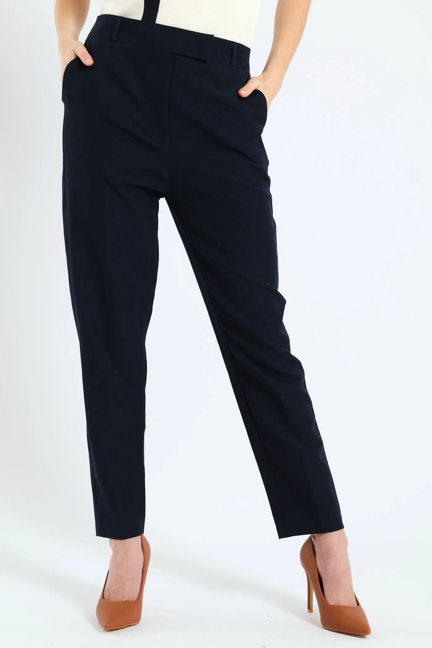 Extended Tab Slim Leg Pant - Navy sold by Edgars product image thumbnail 2