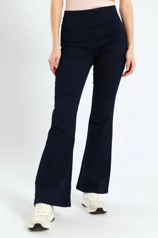Flare Leg Jegging - Dark Wash sold by Edgars