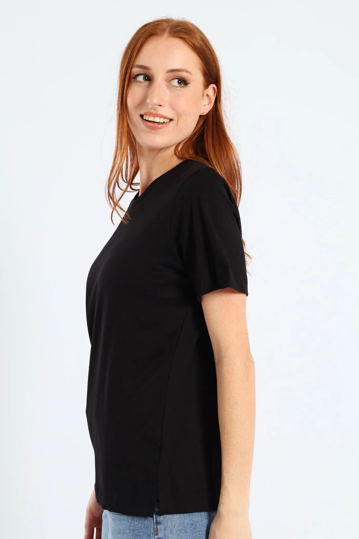 Cotton Boxy Tee - Black sold by Edgars product image thumbnail 3