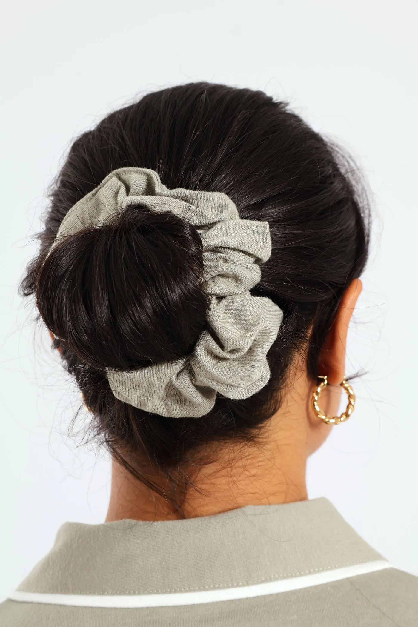 Button Through Knit Short Set With Scrunchie - Fatigue sold by Edgars product image thumbnail 2