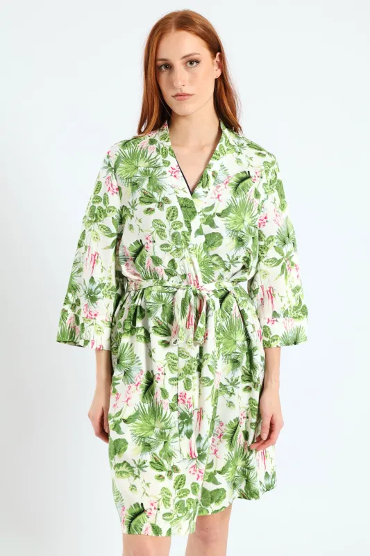 Jungle Linen Gown  - Multi sold by Edgars