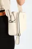 Viviette Mini Double Zip Crossbody Bag - Oatmeal sold by Edgars