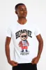 Boys Basketball Teddy Printed Tee - White sold by Edgars