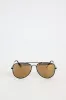 Pre-Boys Flash Mirror Aviator Sunnies - Light Gold sold by Edgars 