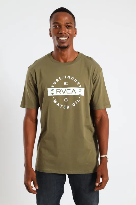 Top Player Tee - Olive made by RVCA