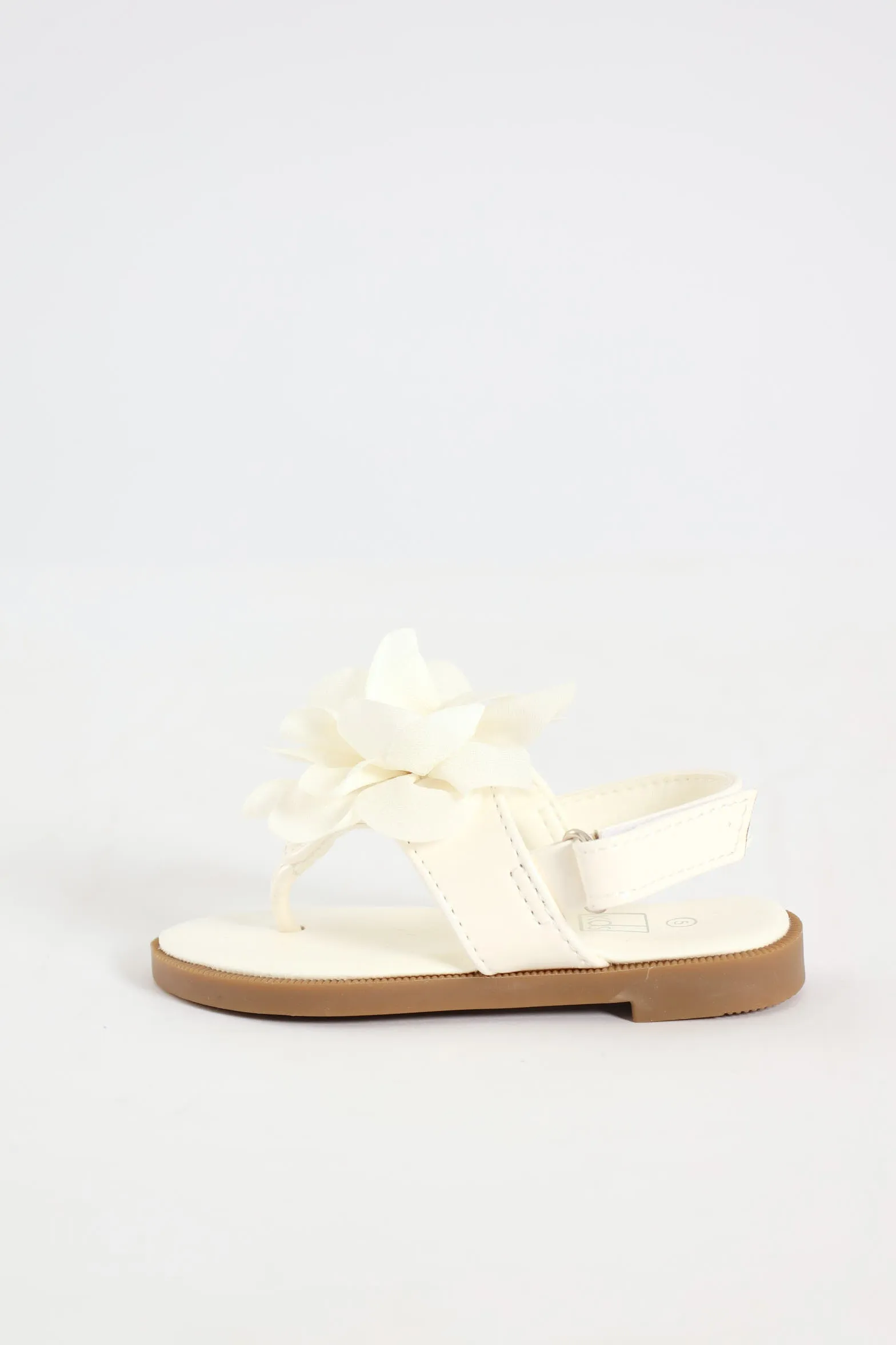 Pre-Girls Flower Thong Sandal - Ecru sold by Edgars product image thumbnail 4