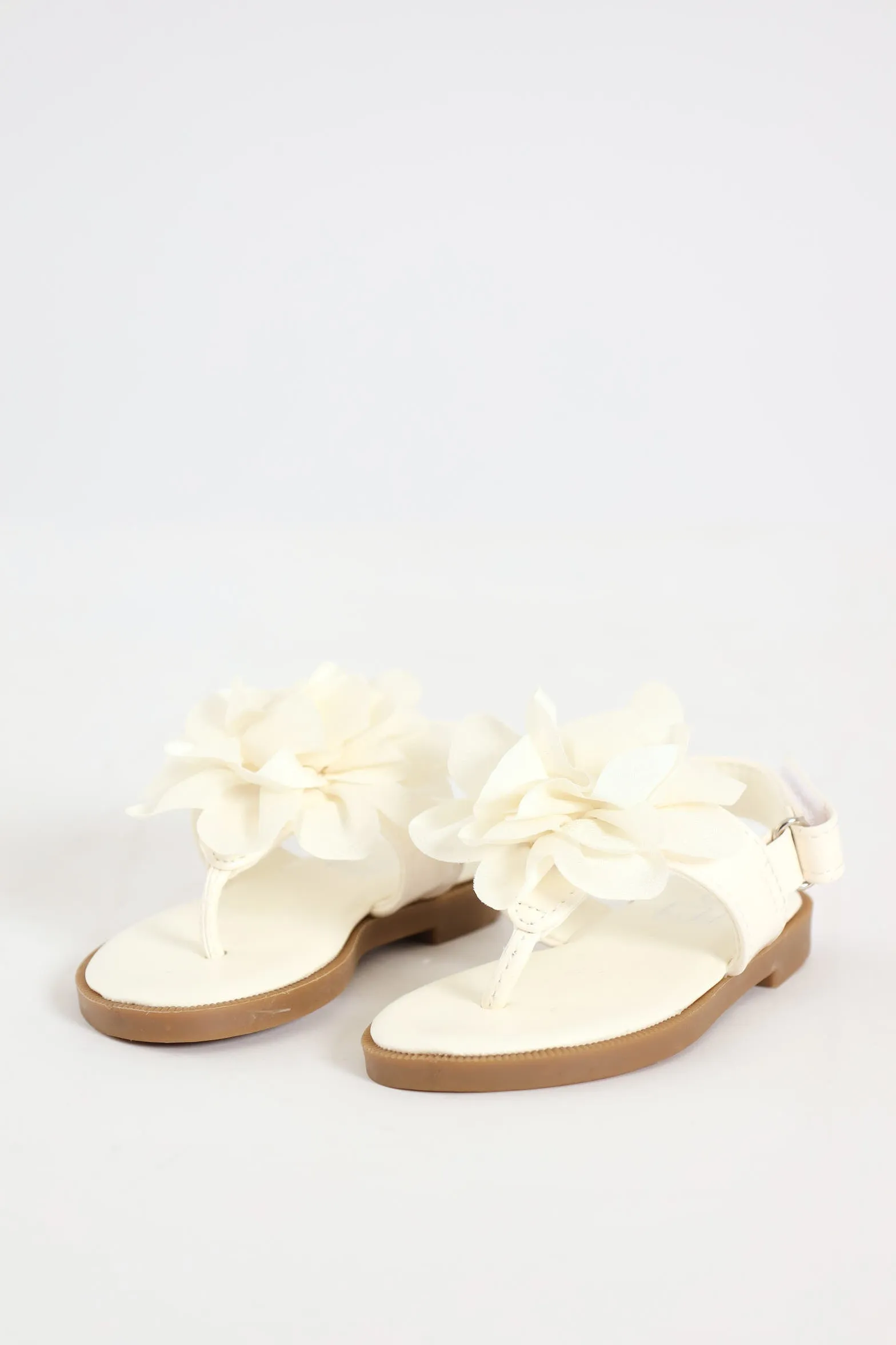 Pre-Girls Flower Thong Sandal - Ecru sold by Edgars product image thumbnail 3