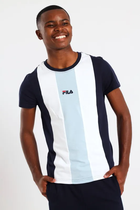 Boys Demetrio T-Shirt - Navy made by Fila