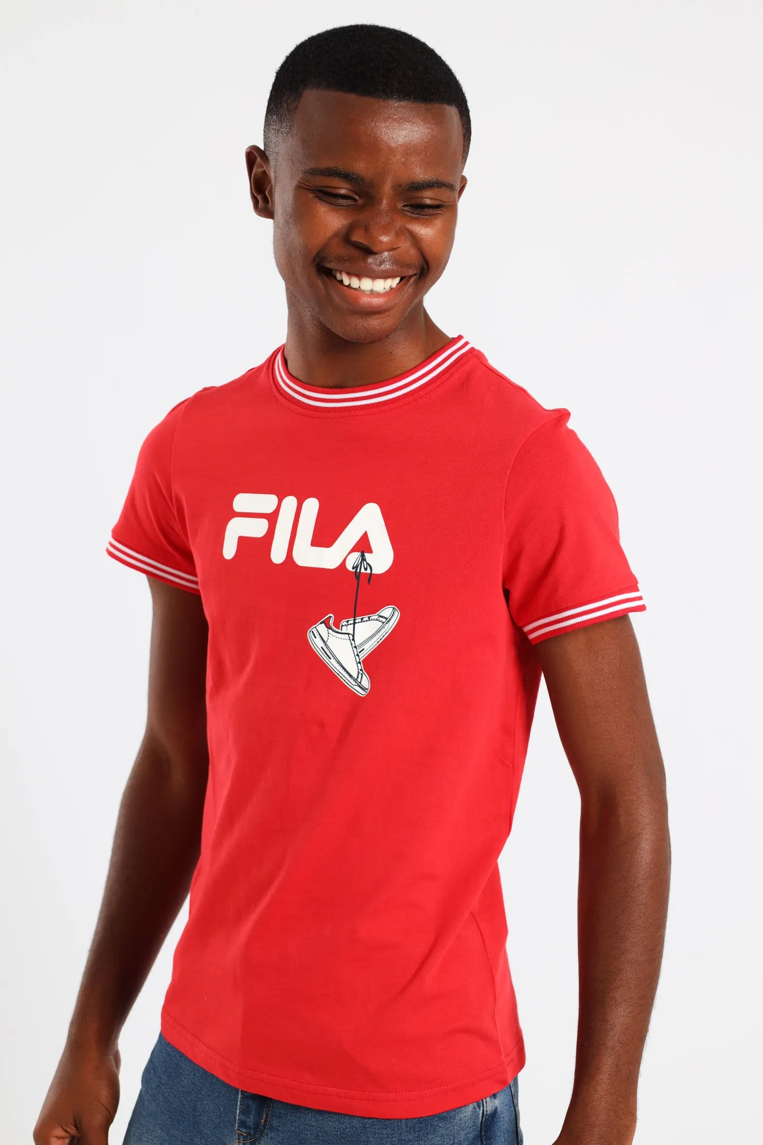 Boys Raul T-Shirt - Red sold by Edgars product image thumbnail 2