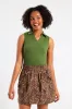Girls Leopard Cargo Skirt - Multi sold by Edgars