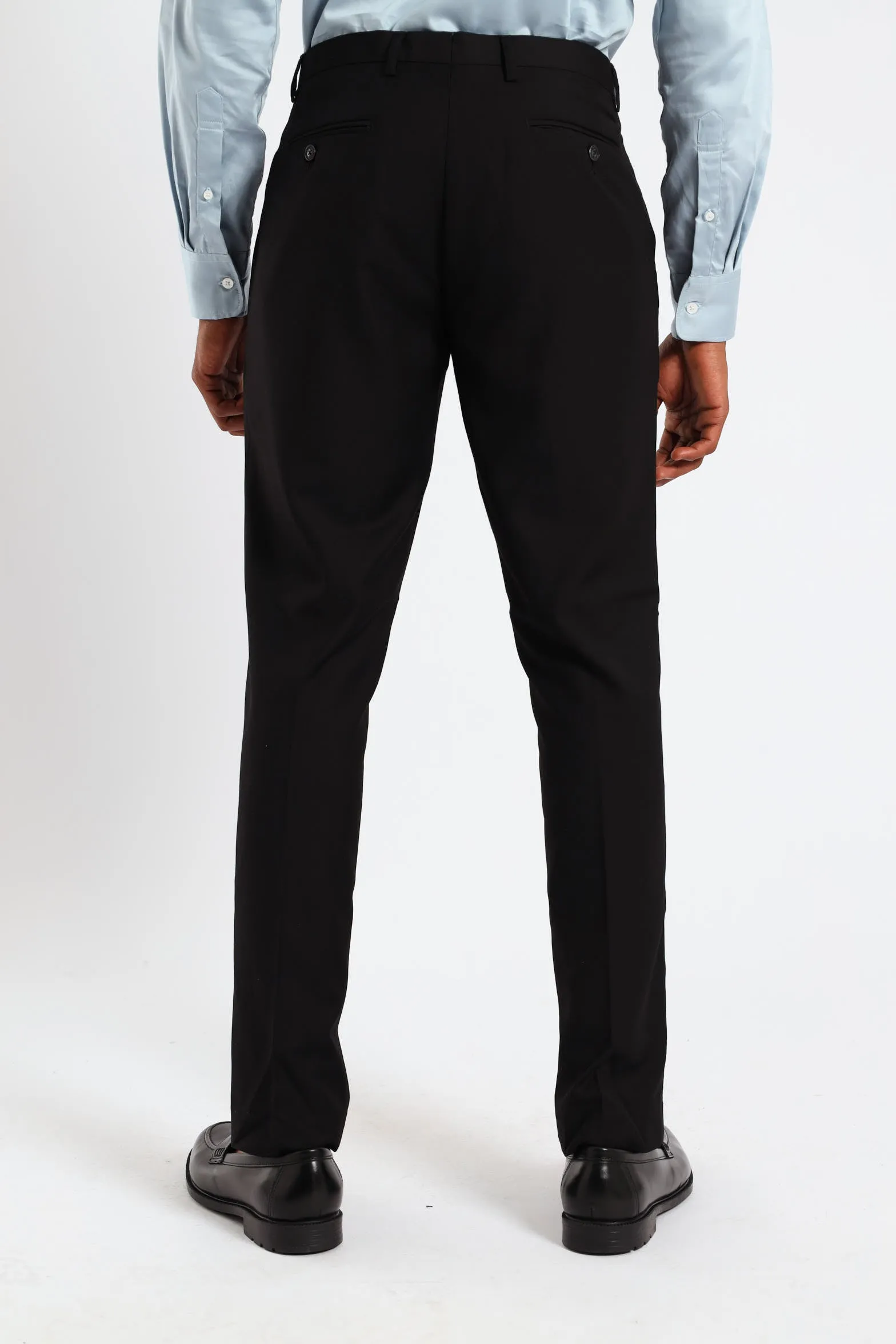 Slim Fit Viscose Blend Suit Trouser - Black sold by Edgars product image thumbnail 3