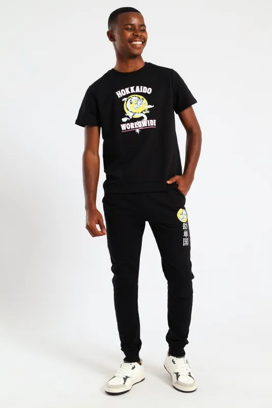 Boys Hokkaido Fleece Pants - Black sold by Edgars