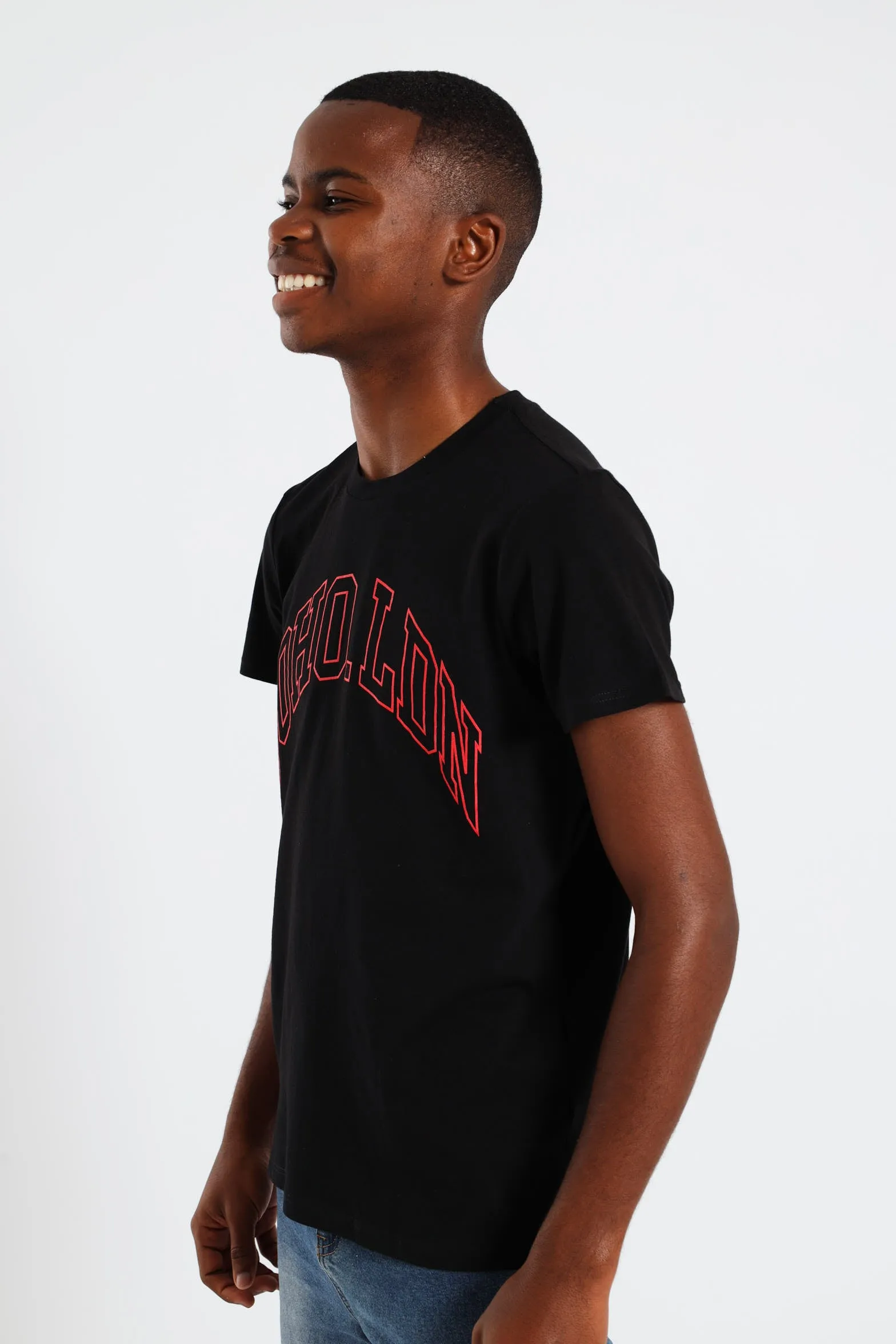 Boys Soho London Print Tee - Black sold by Edgars product image thumbnail 3