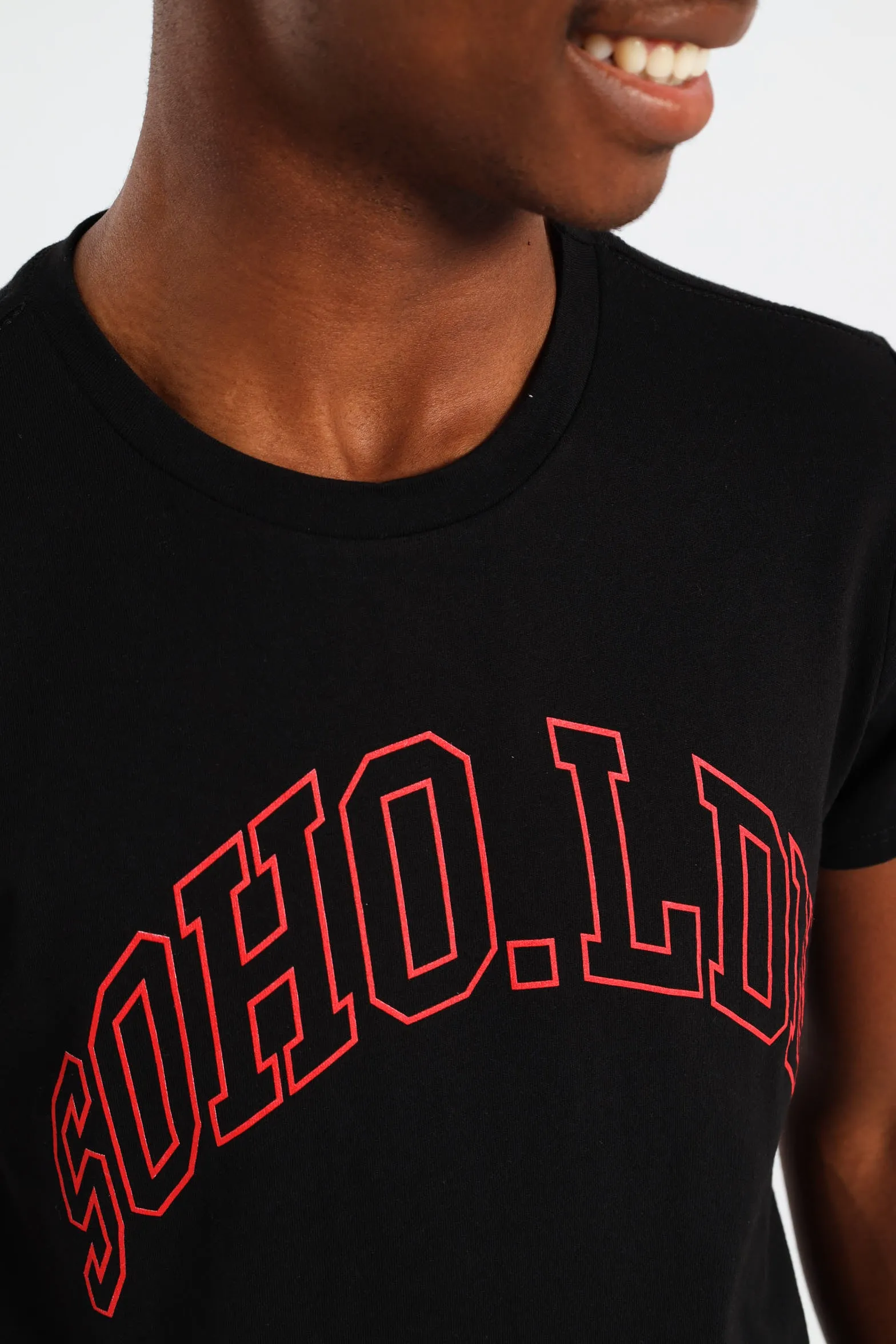 Boys Soho London Print Tee - Black sold by Edgars product image thumbnail 4