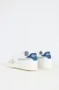 Retro Court Lace Up Sneaker - White/Grey sold by Edgars