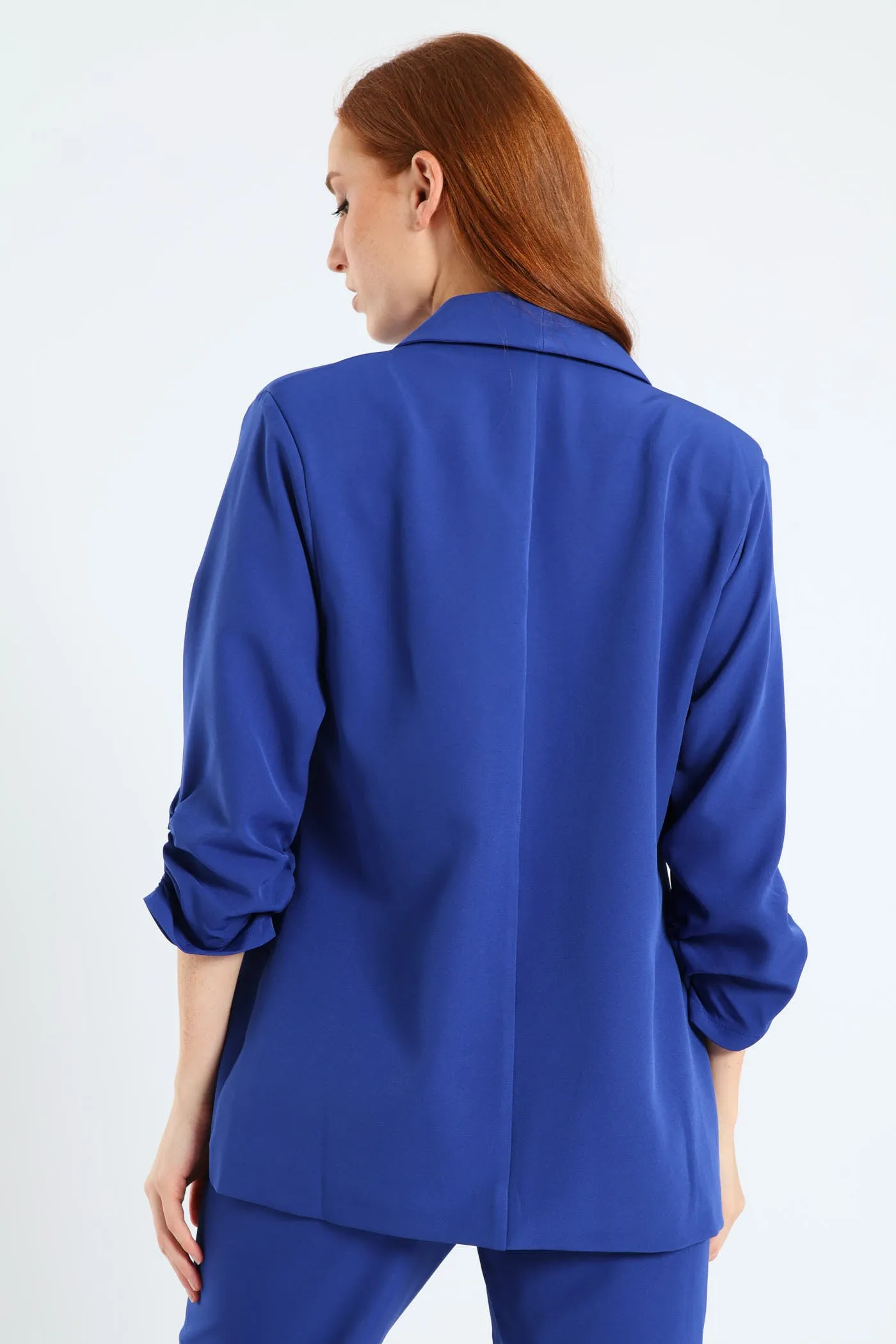 Gauged Sleeve Blazer - Cobalt sold by Edgars product image thumbnail 4