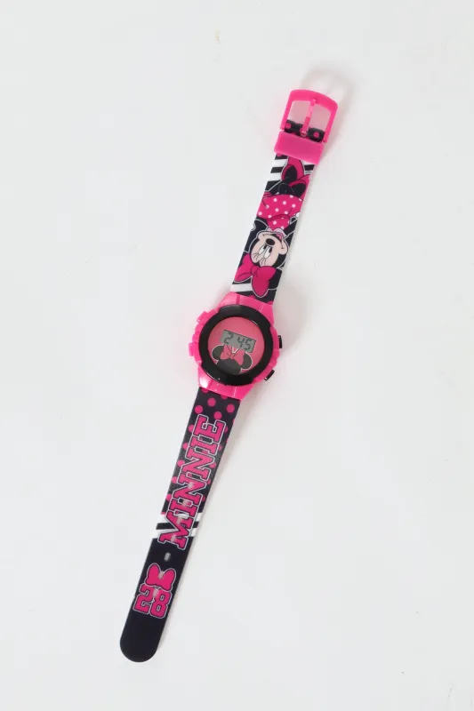 Pre-Girls Minnie Digi Watch - Pink sold by Edgars