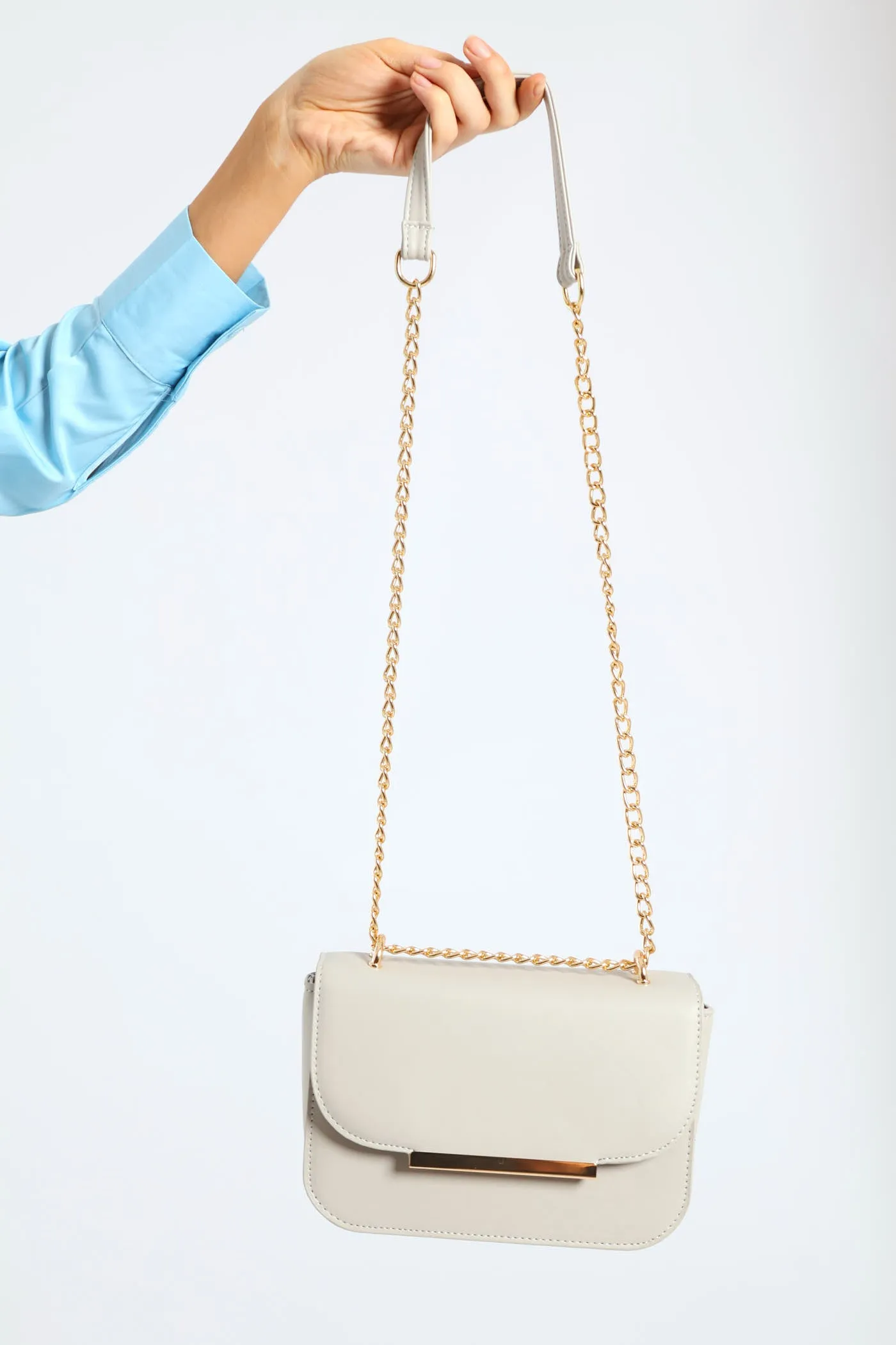 Gold Hardware Satchel - Grey Dawn sold by Edgars product image thumbnail 2