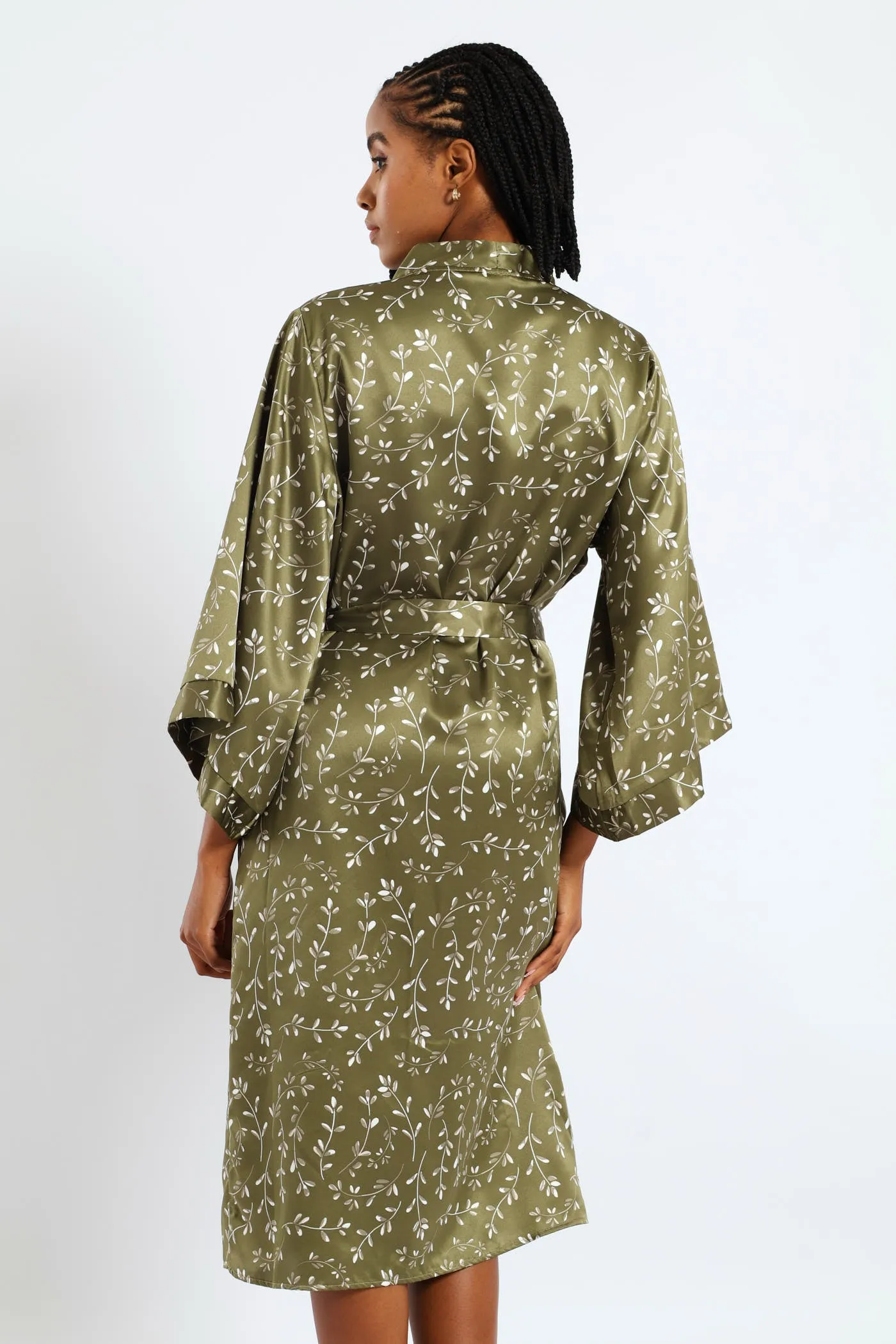 3/4 Satin Sprigs Gown - Fatigue sold by Edgars product image thumbnail 5