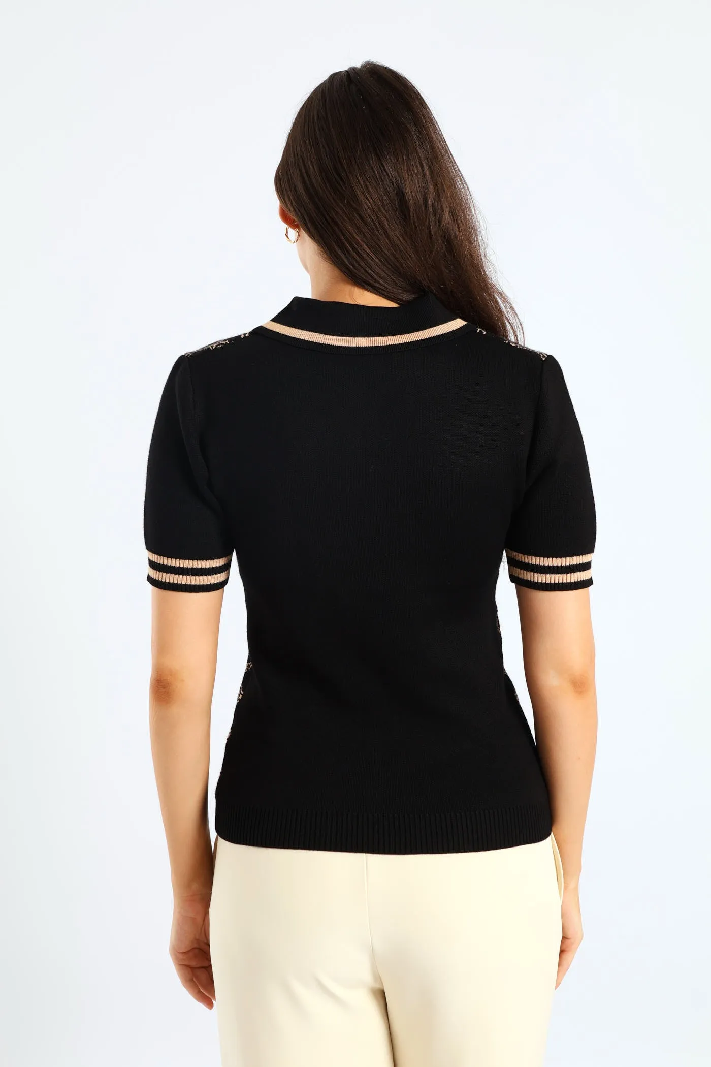 Geo Golfer Tee - Black sold by Edgars product image thumbnail 3