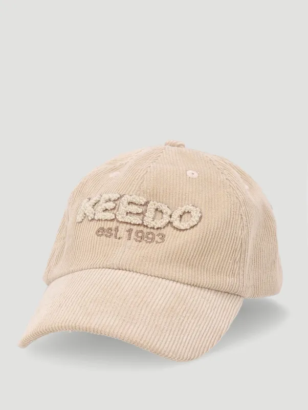 Keedo Boys Corduroy Cap - Biscuit sold by Edgars
