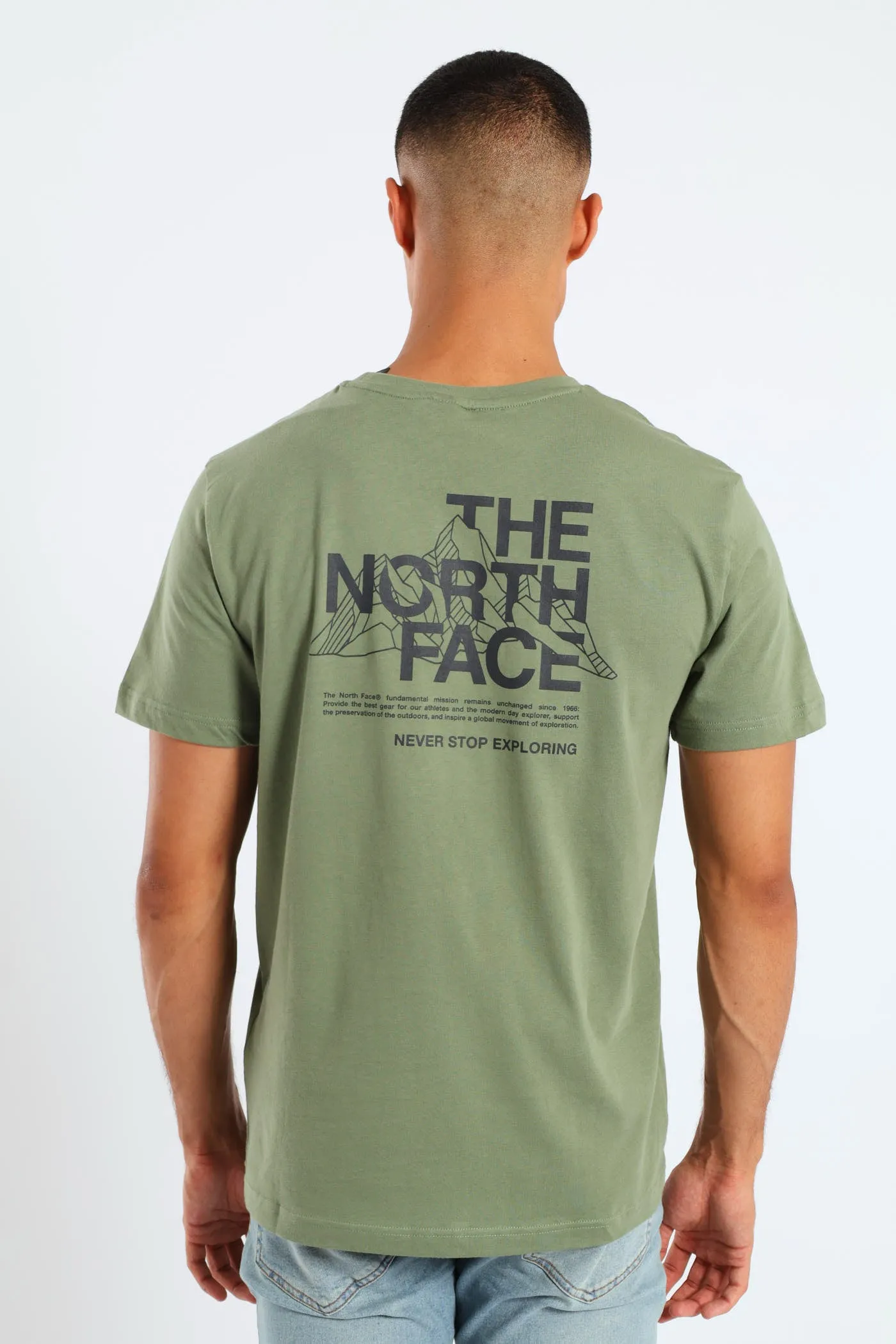 Mountain Sketch Tee - Olive sold by Edgars product image thumbnail 3