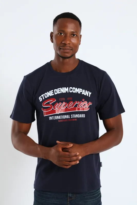 Superior Tee - Navy sold by Edgars