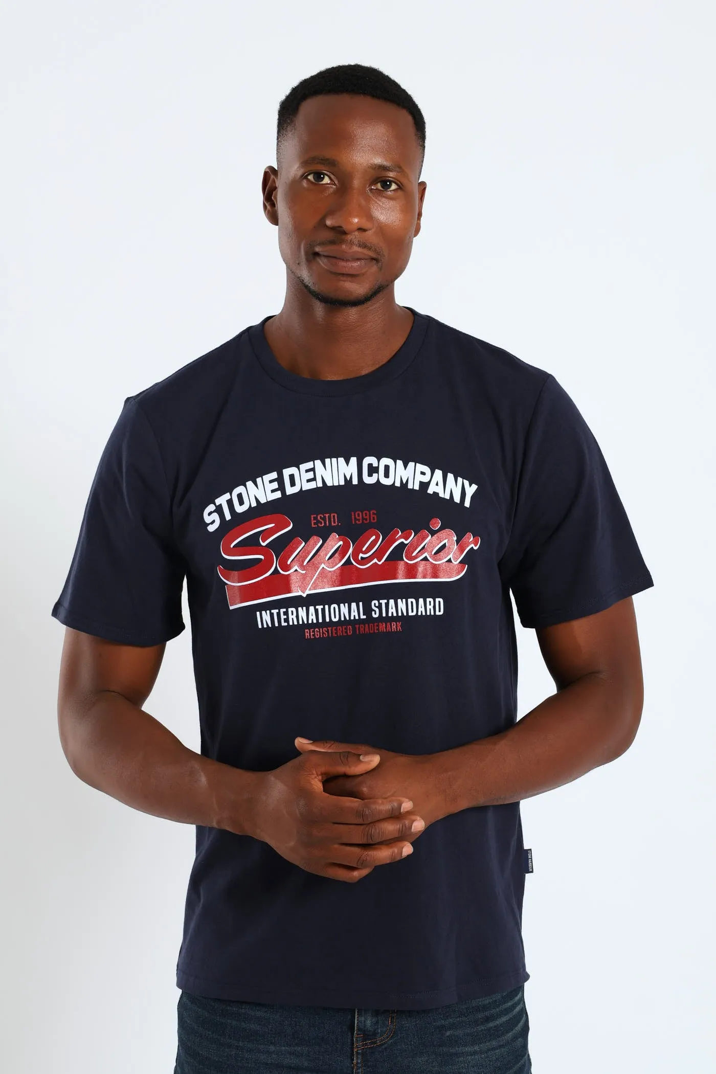 Superior Tee - Navy sold by Edgars
