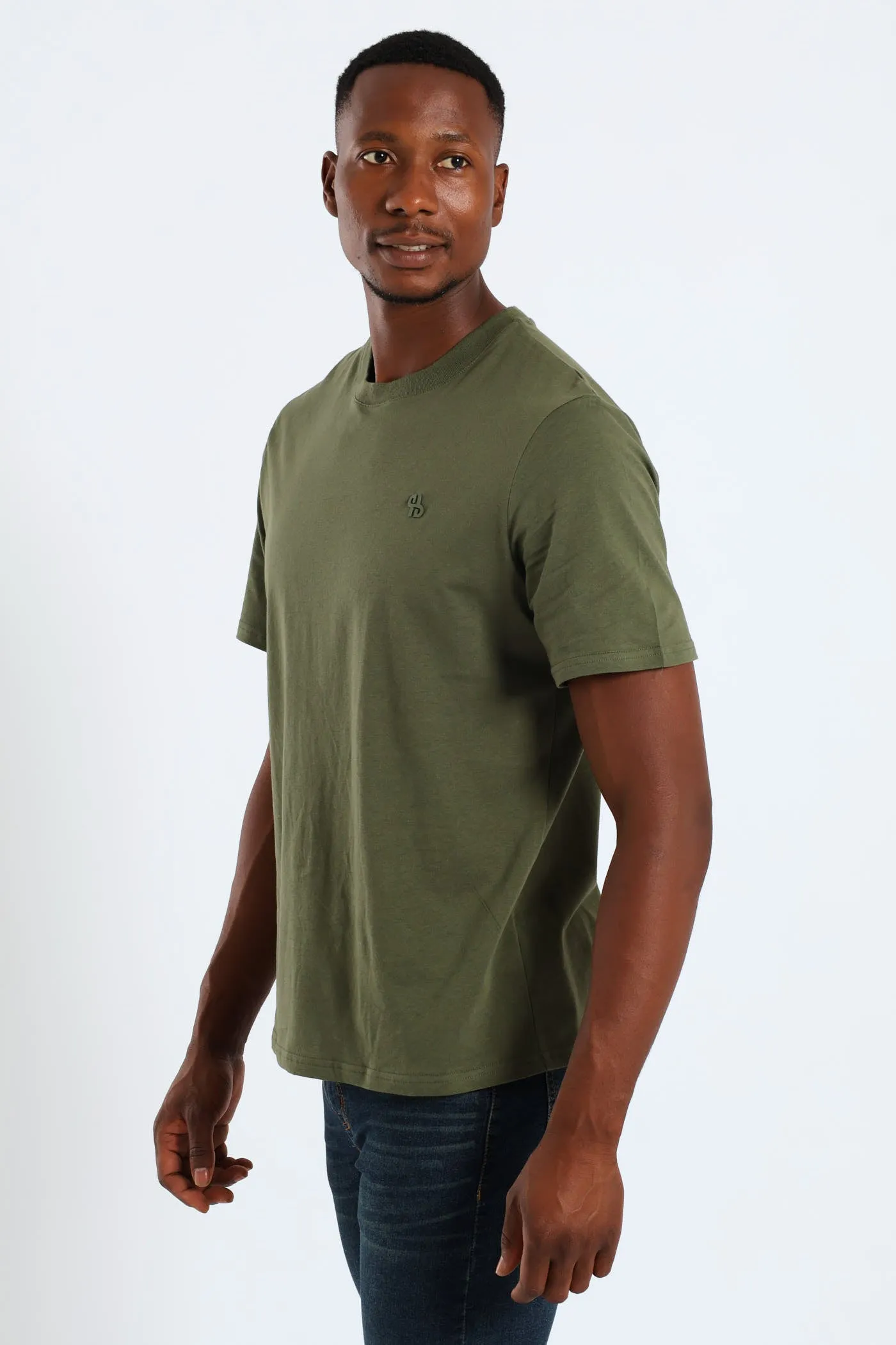 Basic Crew Neck Tee - Olive sold by Edgars product image thumbnail 3