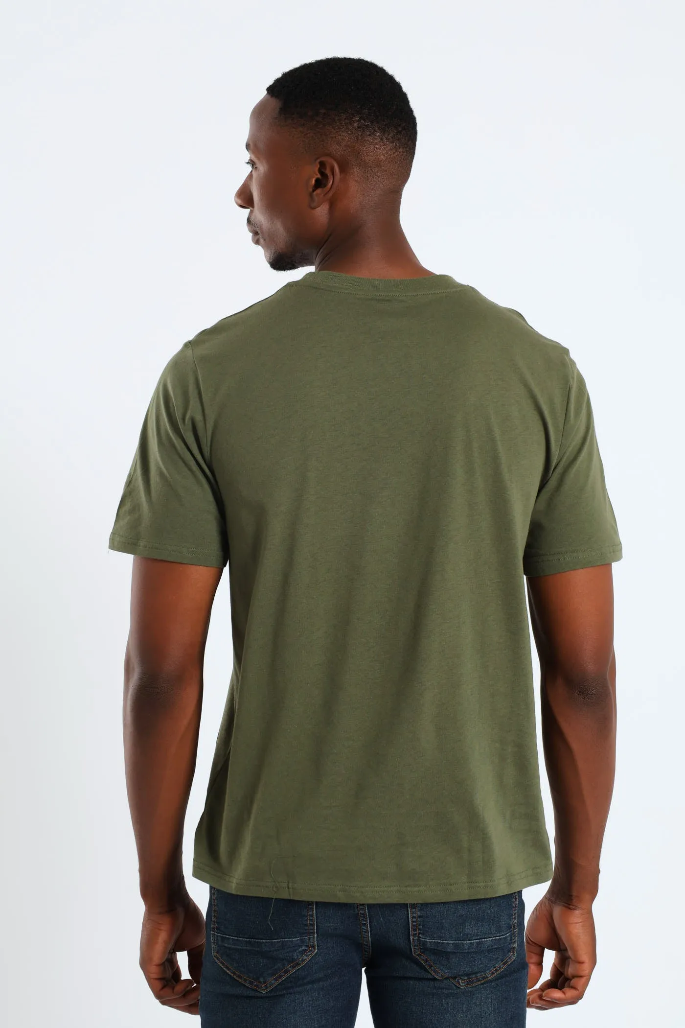 Basic Crew Neck Tee - Olive sold by Edgars product image thumbnail 5