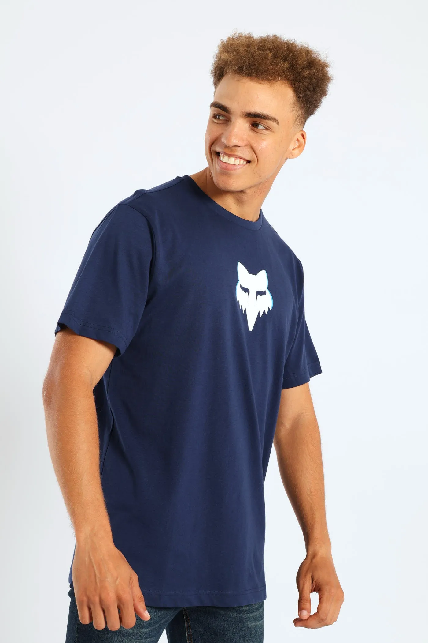Fox Image Head Tee - Navy sold by Edgars product image thumbnail 3