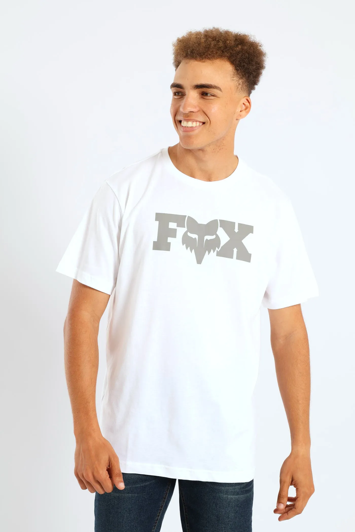 Fox Heritage Tee - White sold by Edgars