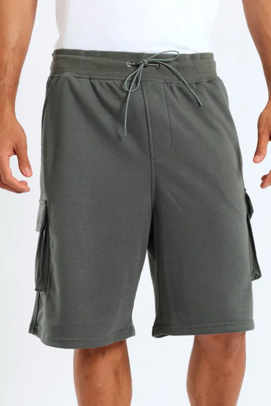 Cargo Fleece Short - Dark Grey sold by Edgars