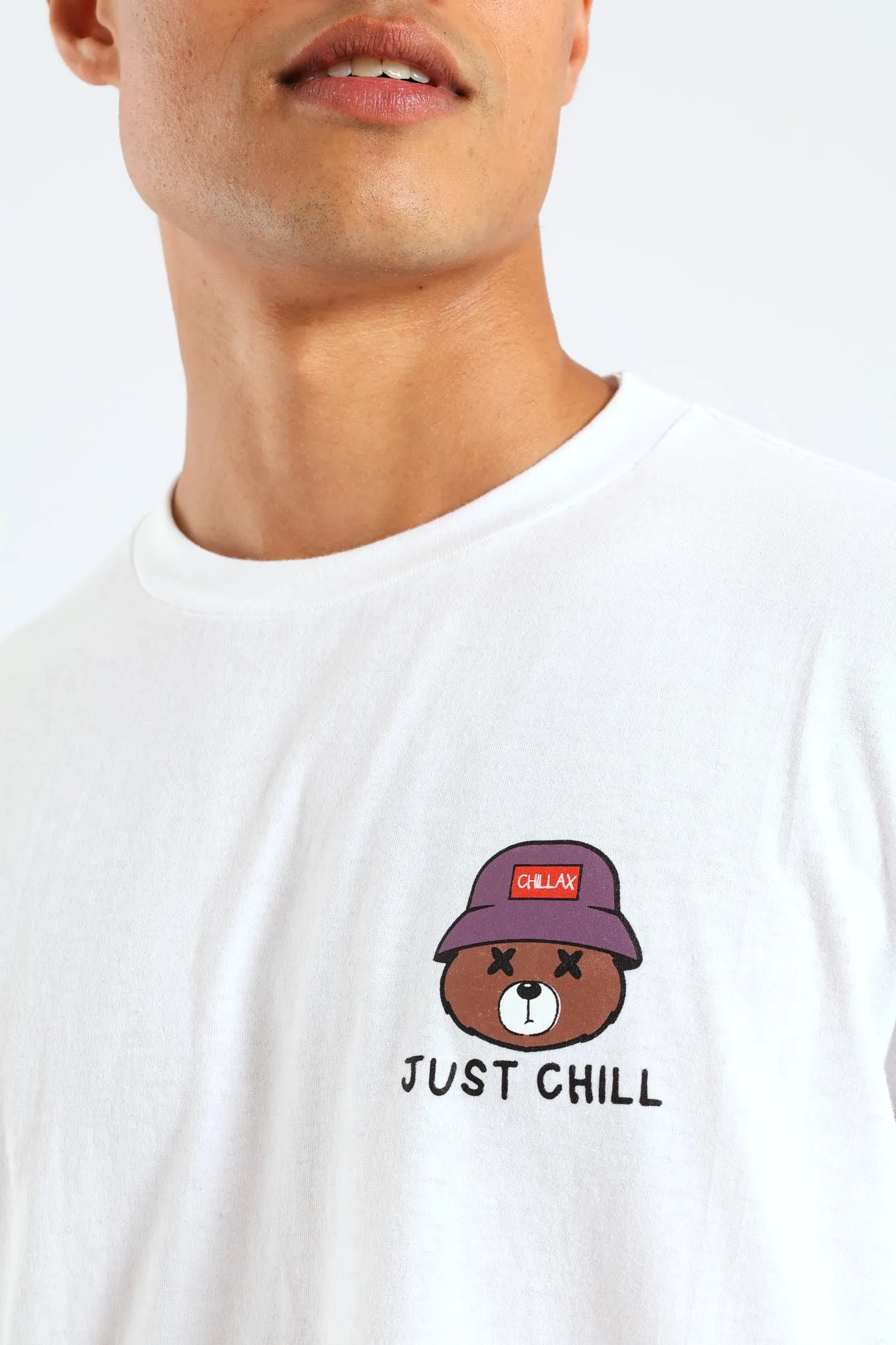 Teddy Printed Basic Tee - White sold by Edgars product image thumbnail 4