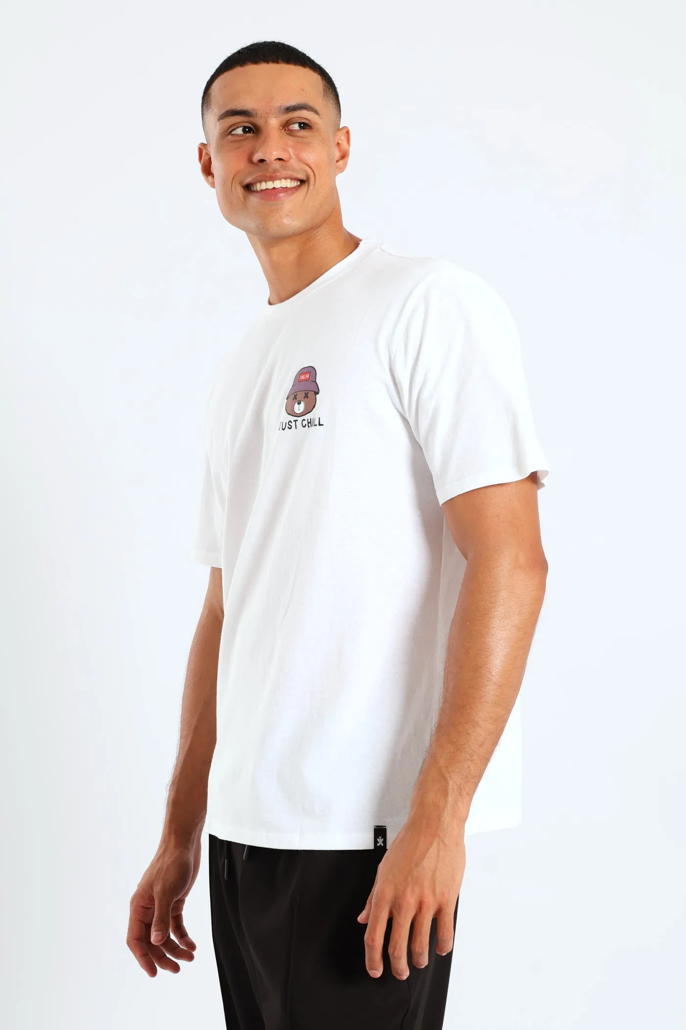 Teddy Printed Basic Tee - White sold by Edgars product image thumbnail 3