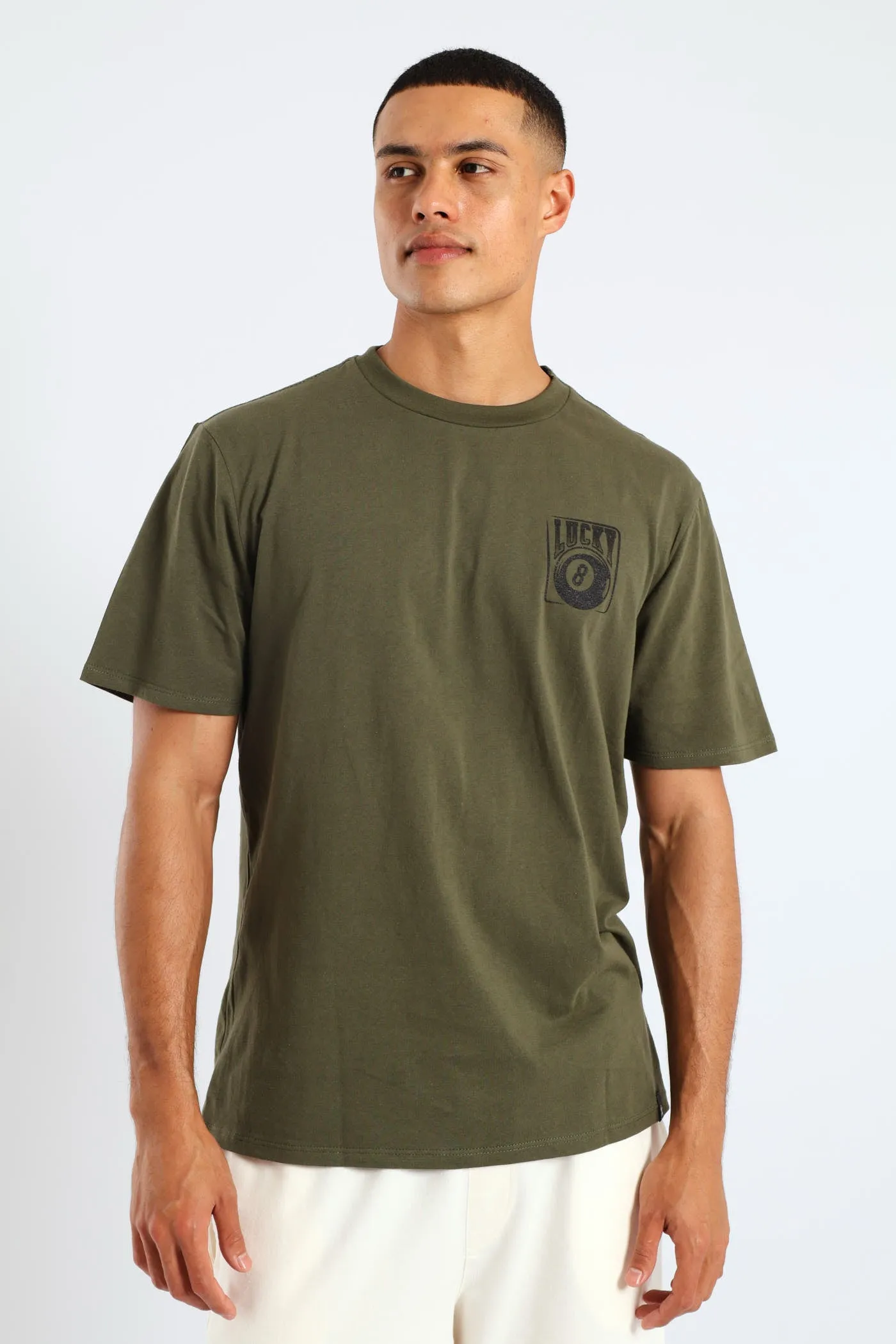 Basic Lucky Printed Tee - Fatigue sold by Edgars product image thumbnail 2