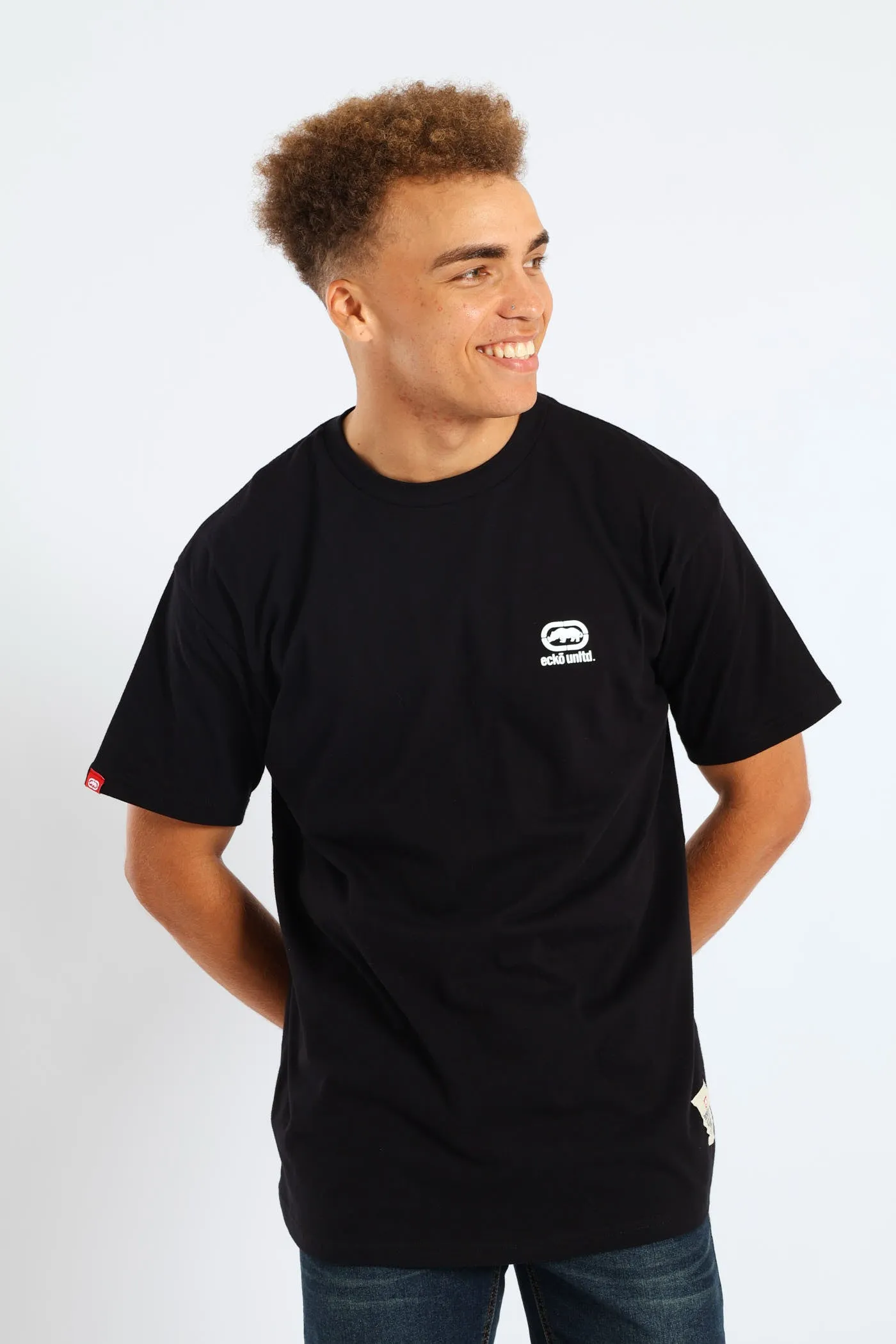 Never Out Tonal Tee - Black sold by Edgars