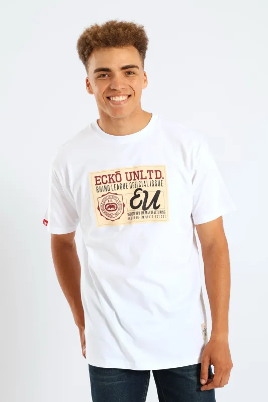 Stamp Tee - White sold by Edgars