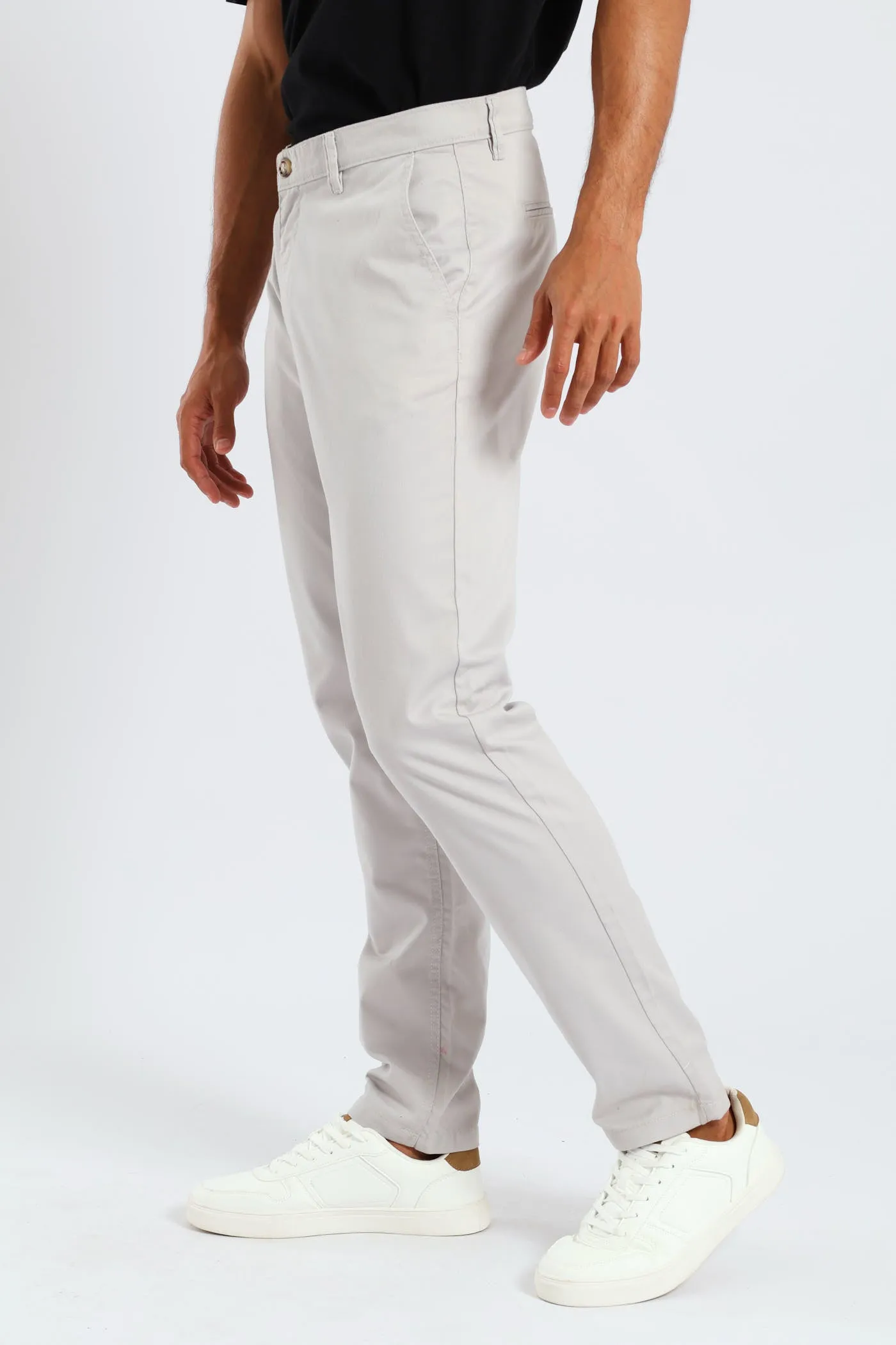 Basic Chino Trouser - Stone sold by Edgars product image thumbnail 4