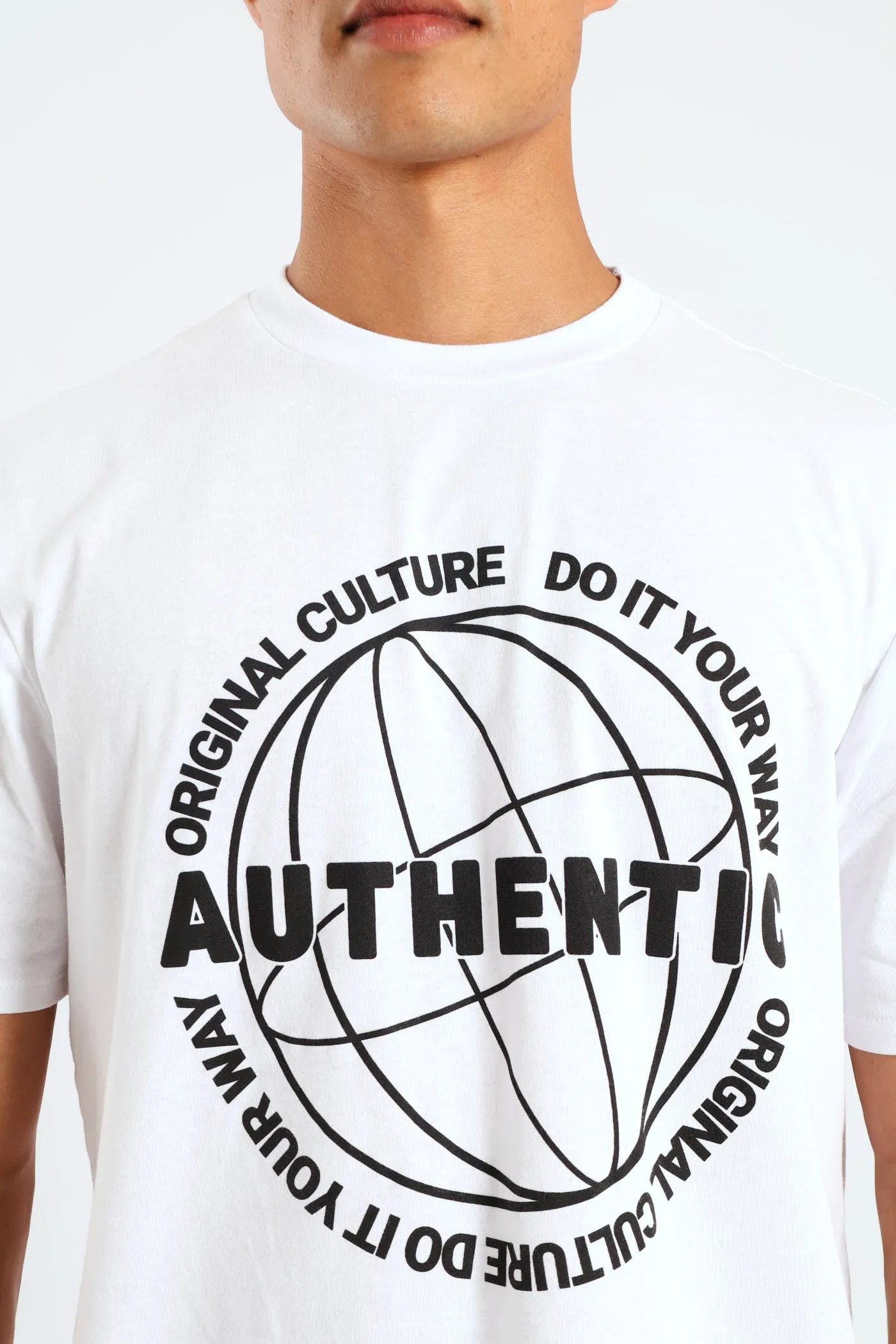 Authentic Basic Print Tee - White sold by Edgars product image thumbnail 5