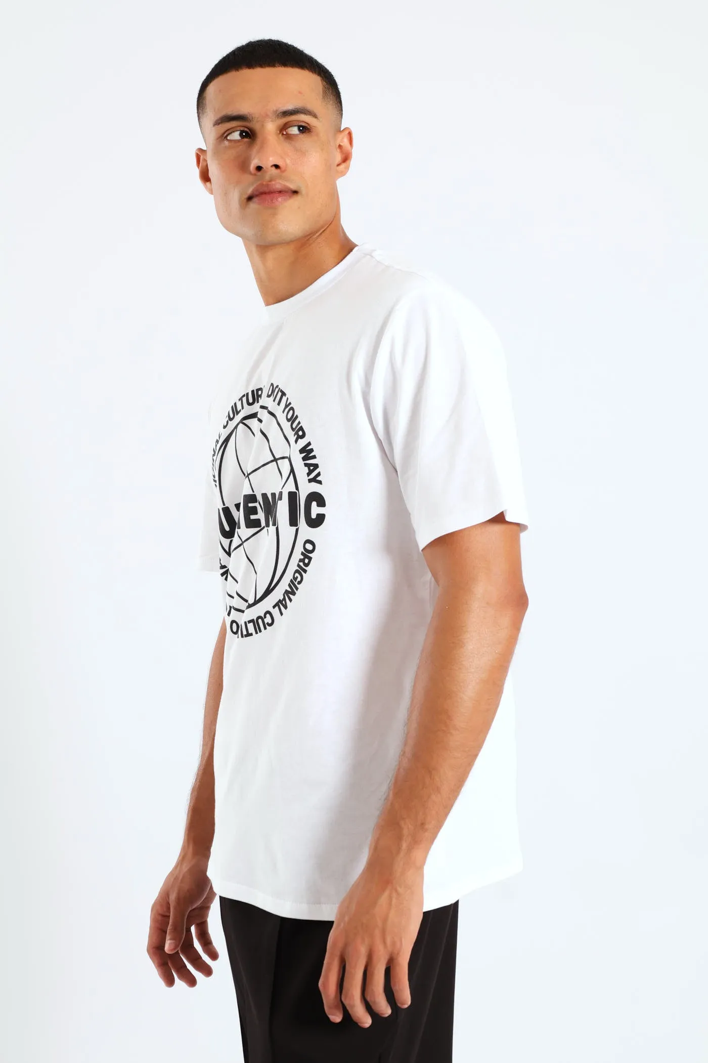 Authentic Basic Print Tee - White sold by Edgars product image thumbnail 3