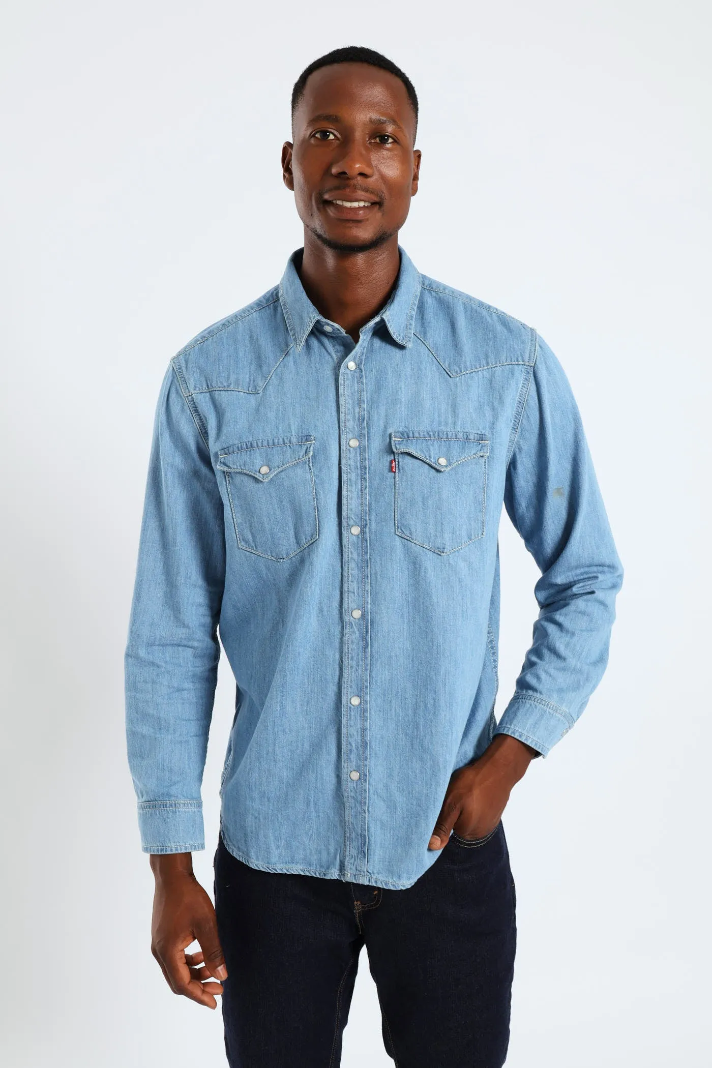 Classic Western Franklin Shirt - Stonewash sold by Edgars product image thumbnail 2