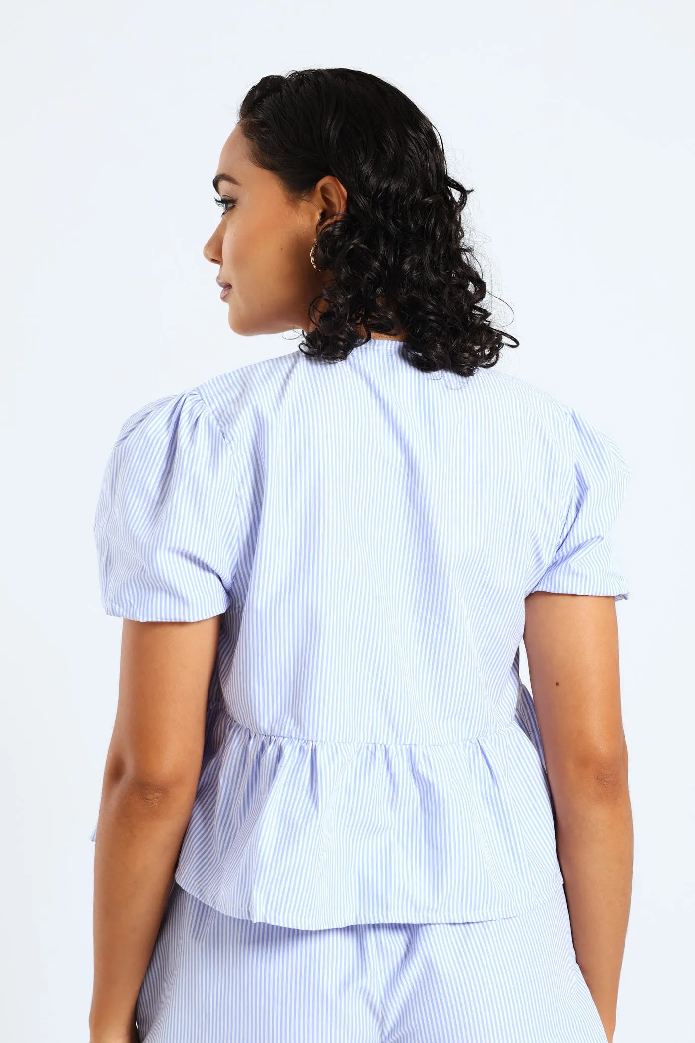 Peplum Tie Top - Blue sold by Edgars product image thumbnail 3