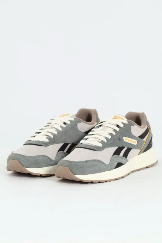 Retro Lace Up Sneaker - Dark Grey sold by Edgars