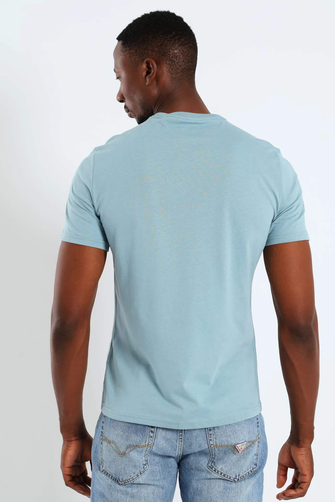 Short Sleeve Triangle Tee - Light Blue sold by Edgars product image thumbnail 3