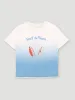 Pre-Boys Ombre Palm Surf Tee - White sold by Edgars