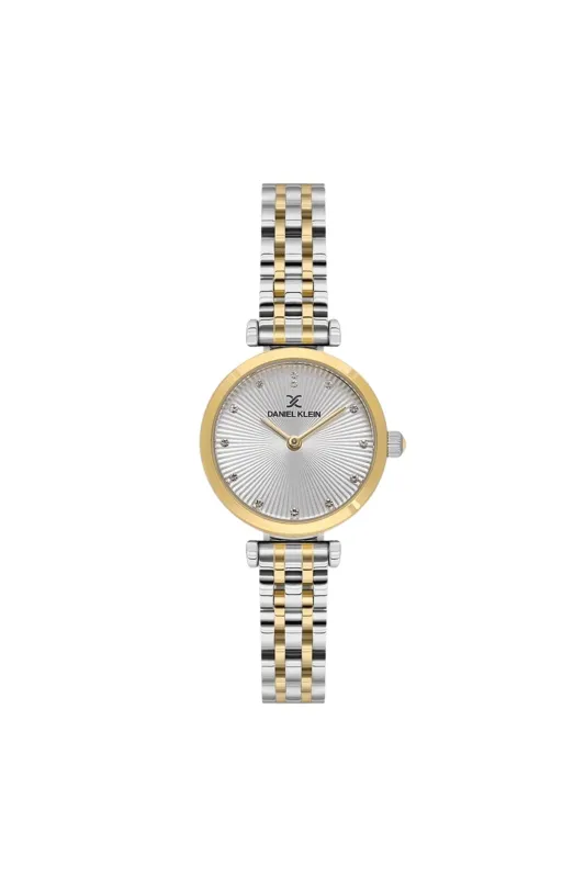 Gold Case Watch With Silver Dial & Gold Bracelet sold by Edgars 