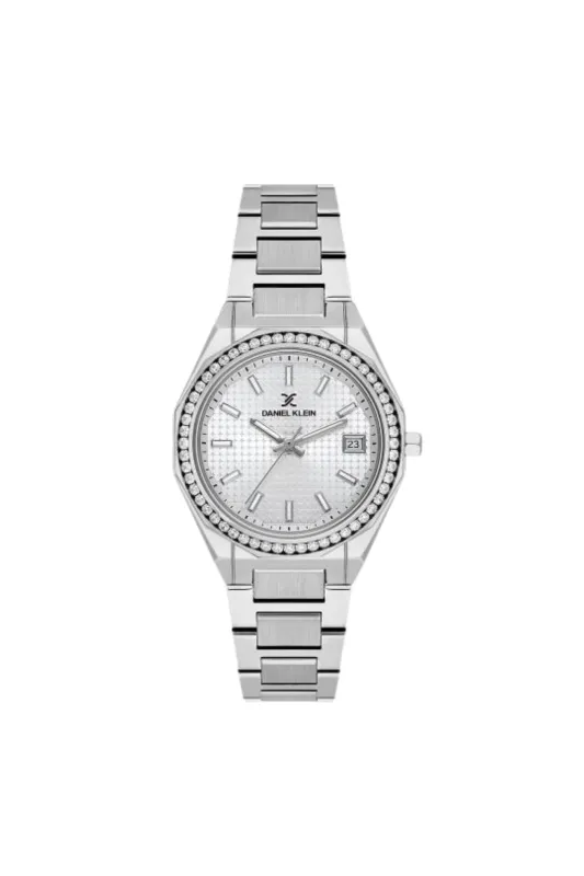 Stainless Steel Case Silver Dial Bracelet Watch - Silver sold by Edgars